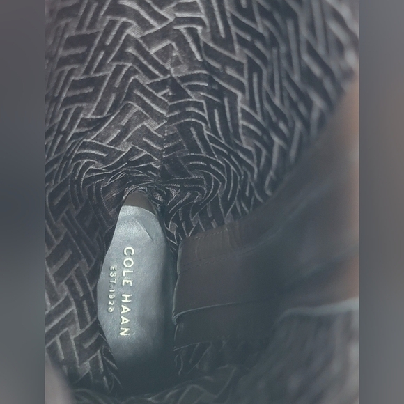 Cole Haan Women's Hayes Tall Riding Boot Size 5.5B Brown Leather Flat Equestrian - Picture 14 of 14